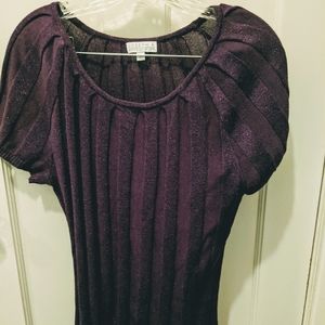 Sparkling purple blouse XL perfect for parties!